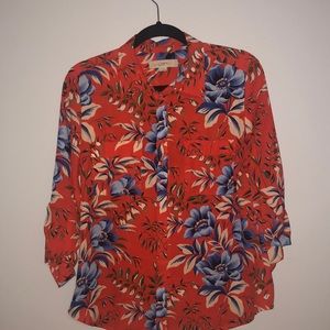 Loft tropical blouse